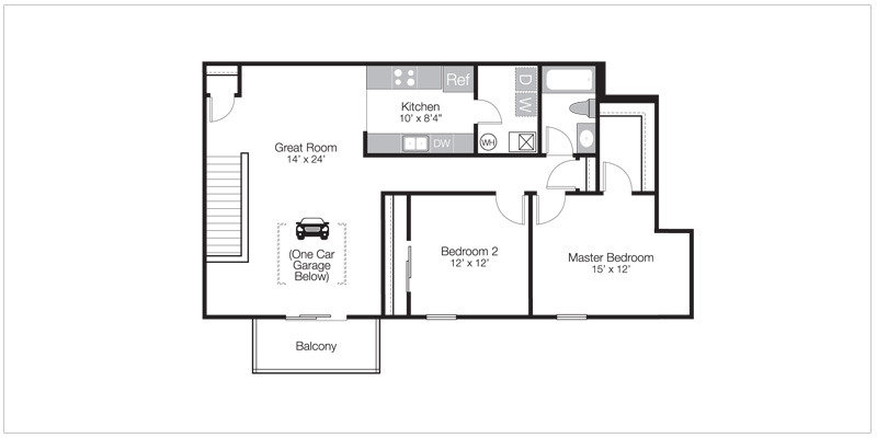 Patriot Floorplan | Washington Place Apartments