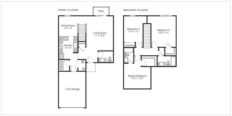Presidential Floorplan | Washington Place Apartments