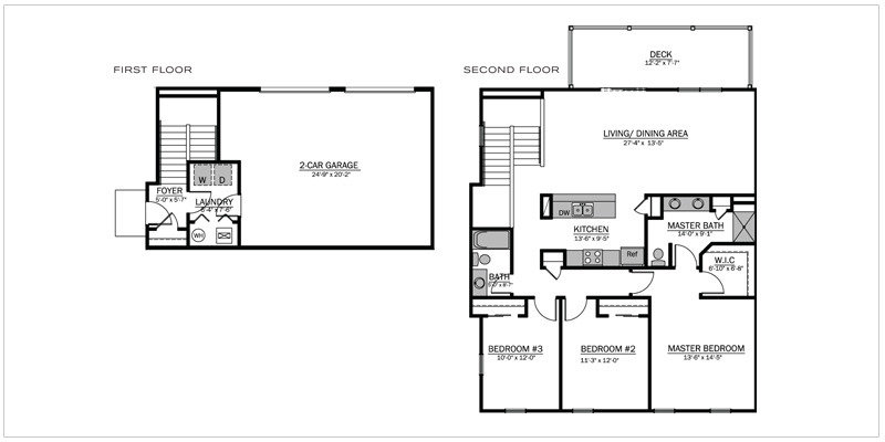 Bentley III Floorplan | The Mill at Georgetown Apartments